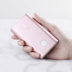Anker PowerCore+ 10050 mAh QC 3.0 Hızlı Şarj Cihazı - Pembe