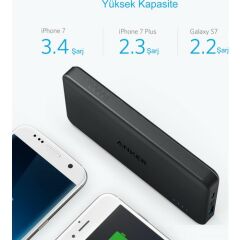 Anker PowerCore II 10000 Taşınabilir Şarj Cihazı Siyah - A1261