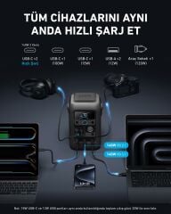 Anker SOLIX C300X DC 288Wh I 300W Taşınabilir Güç Kaynağı - A1723