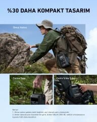 Anker SOLIX C300X DC 288Wh I 300W Taşınabilir Güç Kaynağı - A1723