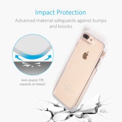 ANKER SlimShell iPhone 7 Plus/8 Plus Koruyucu Silikon Kılıf Beyaz