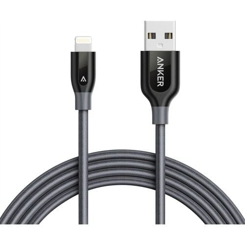 Anker PowerLine+ Lightning 1.8 Metre Apple Lisanslı Kablo - Siyah