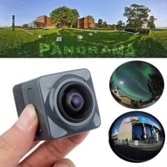 Fonemax 360 Derece Geniş Açılı Panoramik WiFi Aksiyon Kamera (Gri)