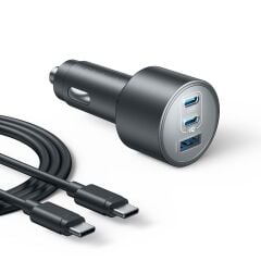 Anker 167.5W Araç Şarjı 3 Port + Kablo - B2737