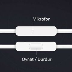 Xiaomi Piston Fresh Edition Mikrofonlu Kulakiçi Kulaklık Siyah