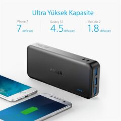 ANKER PowerCore II 20000 mAh Taşınabilir Şarj Cihazı PowerBank