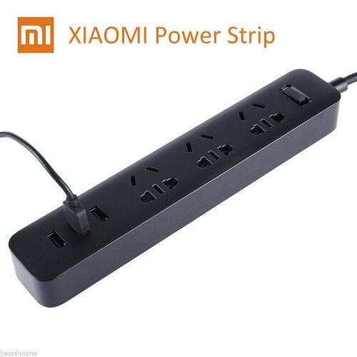 Xiaomi Power Strip 3 USB Çıkışlı Uzatmalı Akıllı Priz Siyah