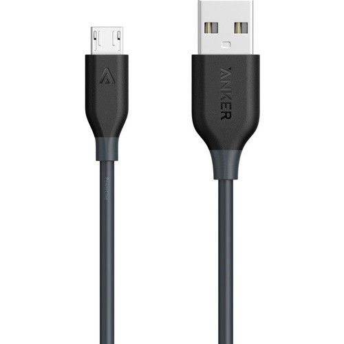 Anker PowerLine Micro USB Şarj/Data Kablosu 0.9 Metre - Gri