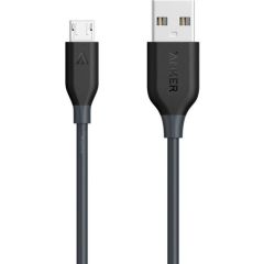 Anker PowerLine Micro USB Şarj/Data Kablosu 0.9 Metre - Gri