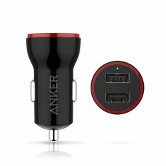 ANKER PowerDrive 2 24W 4.8 Amper Araç Şarj Cihazı Siyah