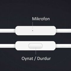 Xiaomi Piston Basic Edition Mikrofonlu Kulakiçi Kulaklık Gümüş