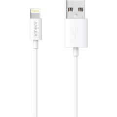 Anker Premium Lightning USB Kablo MFI Lisanslı Beyaz 0.9m - A7101