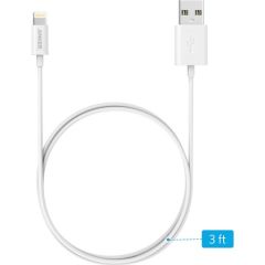 Anker Premium Lightning USB Kablo MFI Lisanslı Beyaz 0.9m - A7101