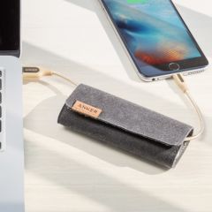 Anker PowerLine+ Lightning 1.8 Metre Örgülü Apple Lisanslı iPhone iPad Kablo - Altın - Taşıma Çantalı