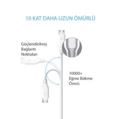 ANKER PowerLine Micro USB Şarj/ Data Kablosu 0.9 Metre - Siyah