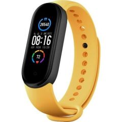 Xiaomi Mi Band 5 - Mi Band 6 Akıllı Bileklik Kordon seti - 3'lü Paket Lacivert/Sarı/Nane Yeşili