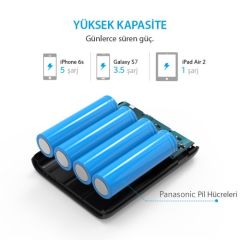 ANKER PowerCore 10000 IQ Taşınabilir Şarj Cihazı PowerBank