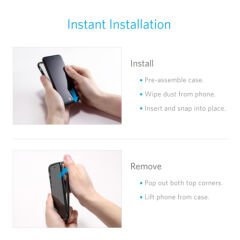 ANKER Ice-Case Lite Apple iPhone 7 / 8 Silikon Kılıf Siyah