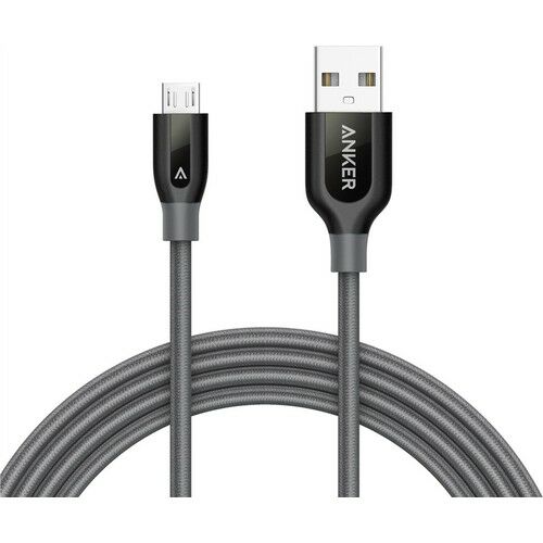 ANKER Powerline+ Micro USB Örgülü  Şarj/Data Kablosu 1.8 Metre- Gri