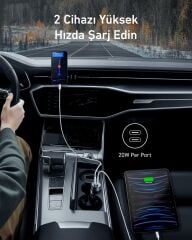 Anker PowerDrive III Araç Şarjı Siyah - A2724