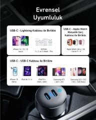 Anker PowerDrive III Araç Şarjı Siyah - A2724