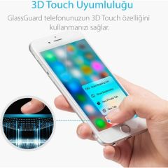 ANKER GlassGuard iPhone 7 Temperli Cam