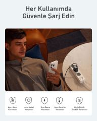 Anker Zolo 30W GaN USB-C Şarj Cihazı - Siyah - A2698