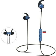 Fonemax Bluetooth Mikrofonlu Spor Kulaklık - K04 - Mavi