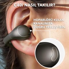 Anker Soundcore C40i Clips Kulaklık Siyah - A3331