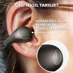 Anker Soundcore C40i Clips Kulaklık Siyah - A3331