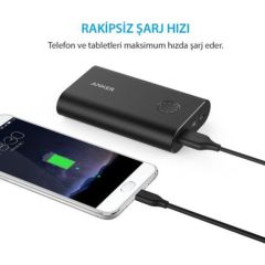 ANKER Powerline USB-C to USB 3.0 Type-C Şarj 0.9 Metre - Siyah
