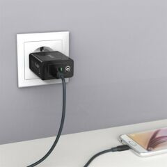 ANKER PowerPort 1 18W QuickCharge 3.0 Hızlı Şarj Seyahat Şarj Cihazı