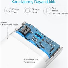 Anker PowerCore 10000 Taşınabilir Şarj Cihazı PowerBank Beyaz