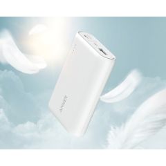 Anker PowerCore 10000 Taşınabilir Şarj Cihazı PowerBank Beyaz
