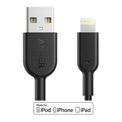 ANKER Powerline II Lightning 0.9 Metre MFI Lisanslı- Siyah