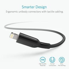 ANKER Powerline II Lightning 1.8 Metre MFI Lisans - Siyah