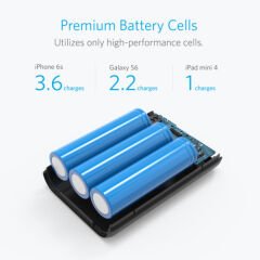 ANKER PowerCore 10000 Taşınabilir Şarj Cihazı PowerBank  Siyah