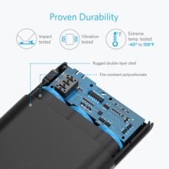 ANKER PowerCore 10000 Taşınabilir Şarj Cihazı PowerBank  Siyah