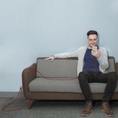 ANKER PowerLine+ Lightning 3 Metre Örgülü MFI Lisanslı - Kırmızı