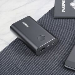 Anker PowerCore+ 10050 mAh QC 3.0 Hızlı Şarj Cihazı - Siyah