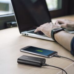Anker PowerCore+ 10050 mAh QC 3.0 Hızlı Şarj Cihazı - Siyah