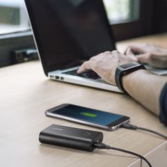 Anker PowerCore+ 10050 mAh QC 3.0 Hızlı Şarj Cihazı - Siyah