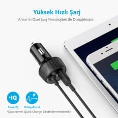 ANKER PowerDrive 2 Elite 24W 2-Port Araç Şarjı