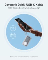 Anker MagGo 10000mh Powerbank Beyaz - A1657