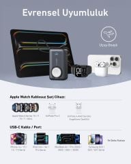 Anker MagGo 10000mh Powerbank Siyah - A1657
