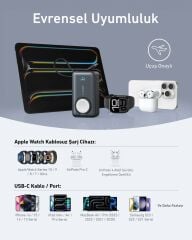 Anker MagGo 10000mh Powerbank Siyah - A1657