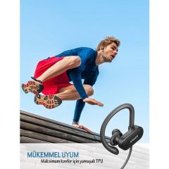 Anker SoundBuds Curve IPX5 Suya Dayanıklı Mikrofonlu  Kablosuz Bluetooth Kulaklık - A3263H11 - OFP