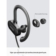 Anker SoundBuds Curve IPX5 Suya Dayanıklı Mikrofonlu  Kablosuz Bluetooth Kulaklık - A3263H11 - OFP