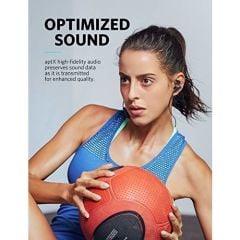 Anker SoundCore Spirit Pro Kablosuz Bluetooth Spor Kulaklık - IP68 - aptX Hi-Fi Ses - 10 Saat Şarj Süresi - Siyah - A34020F1