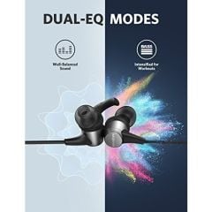 Anker SoundCore Spirit Pro Kablosuz Bluetooth Spor Kulaklık - IP68 - aptX Hi-Fi Ses - 10 Saat Şarj Süresi - Siyah - A34020F1